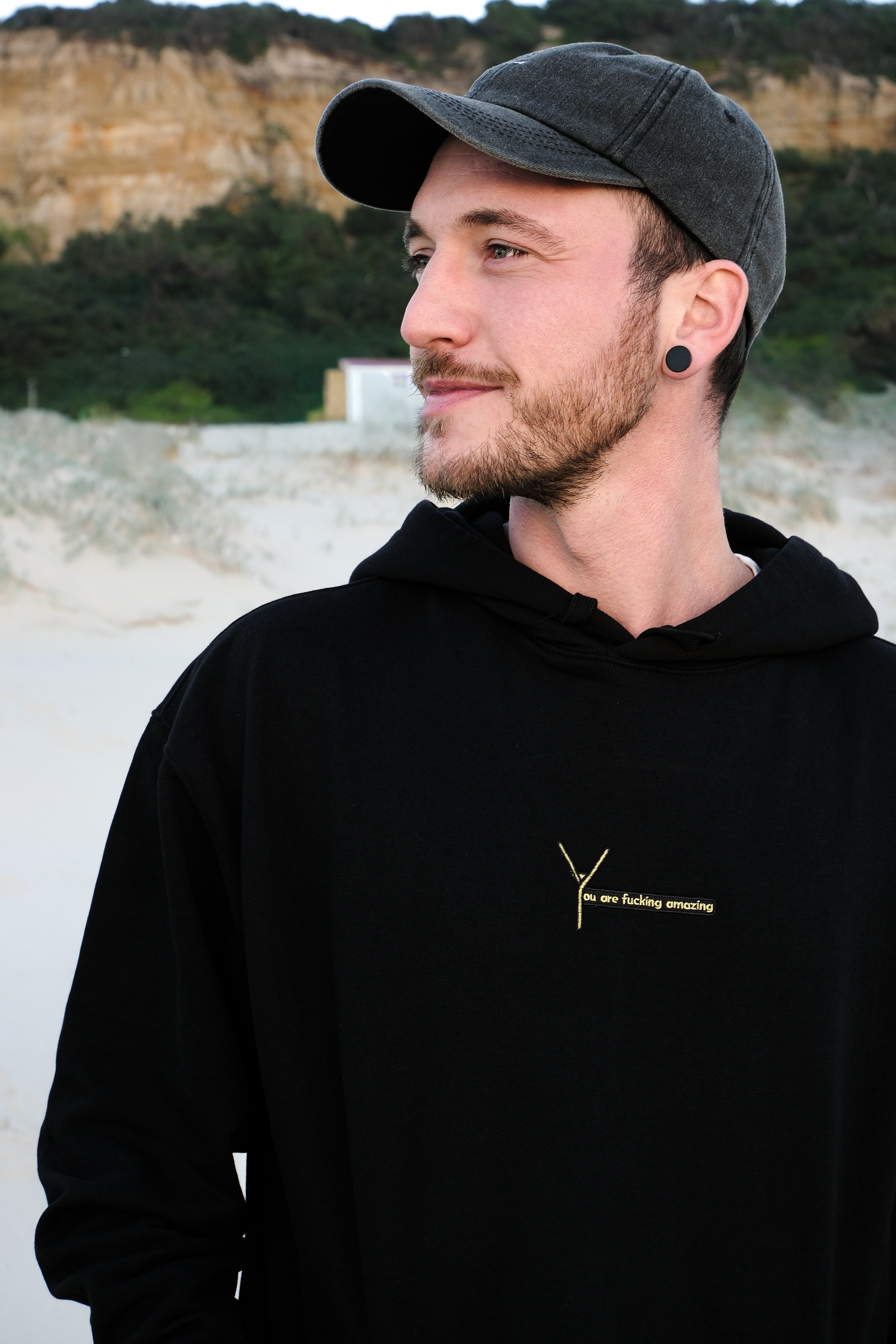 GOLD OVERSIZE HOODIE
