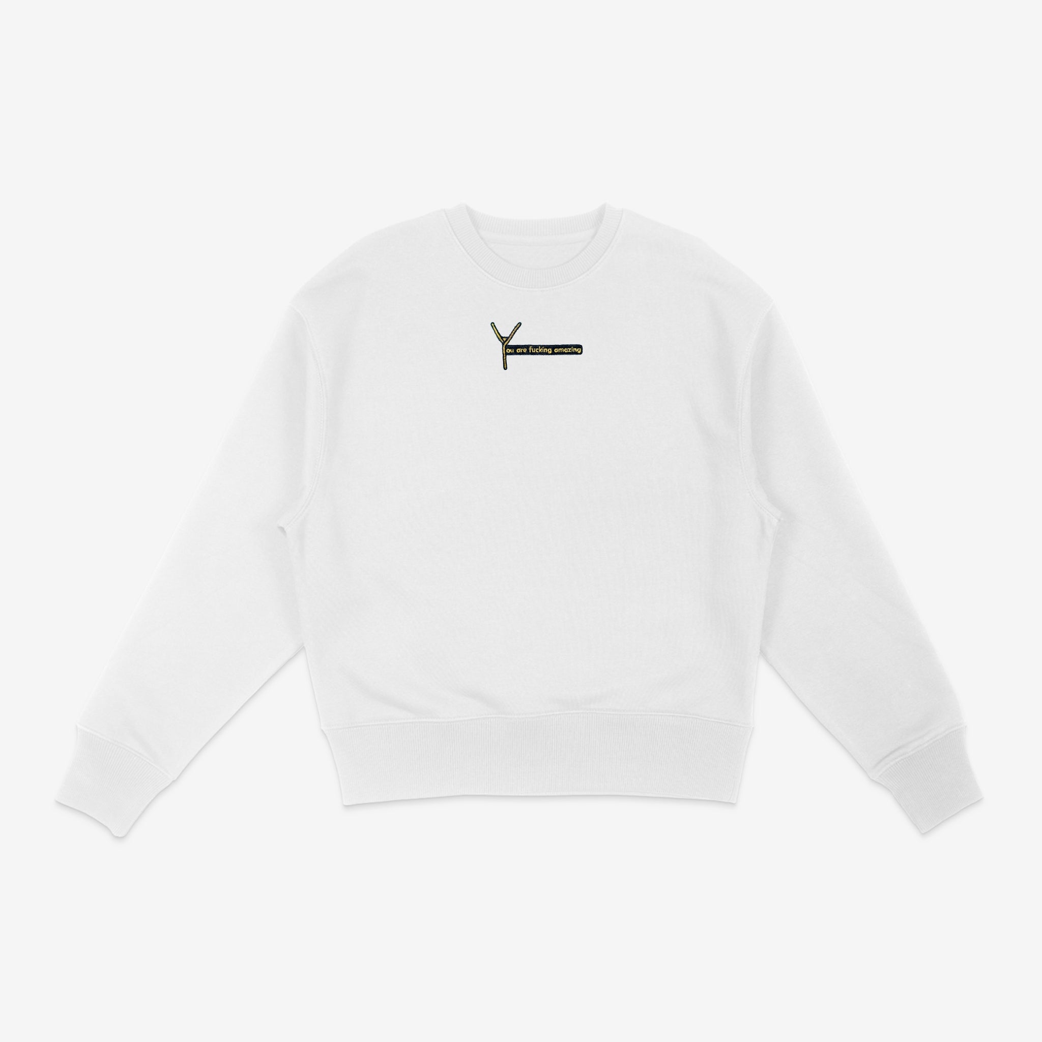 GOLD SWEATSHIRT OVERSIZE