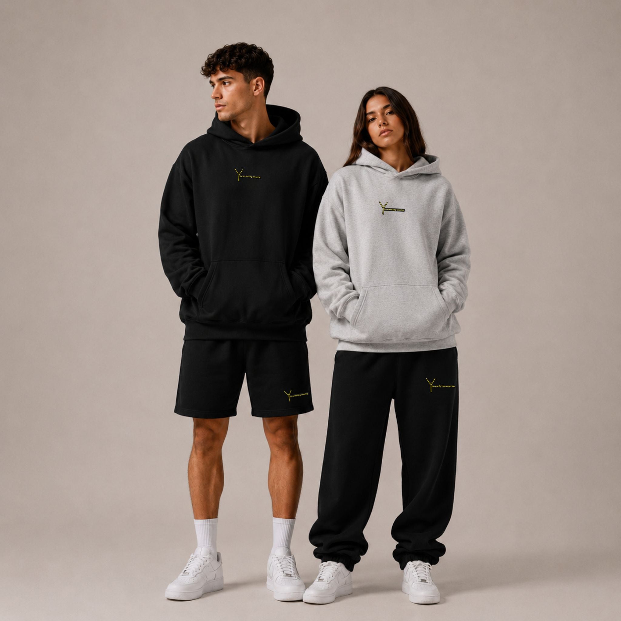 GOLD OVERSIZE HOODIE