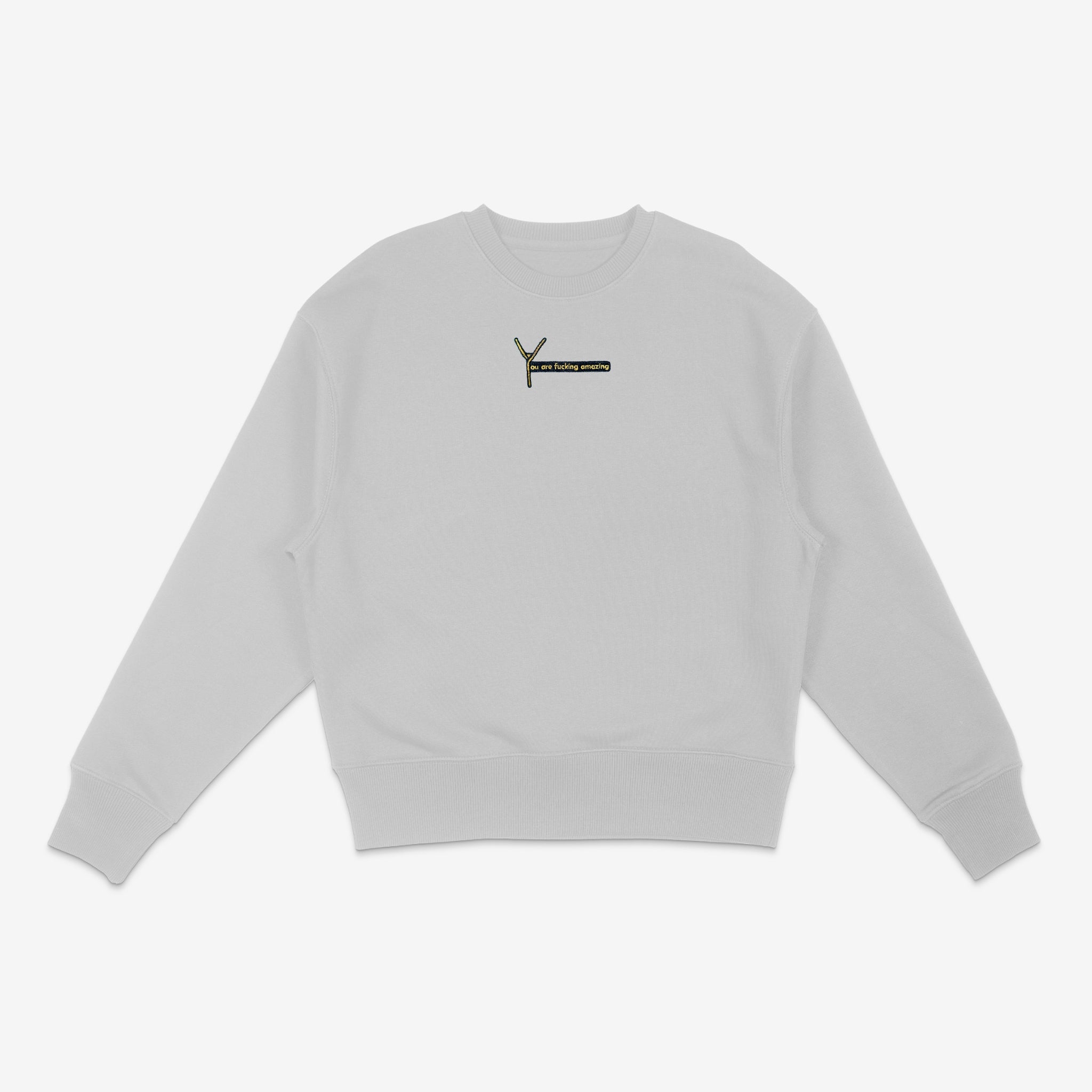 GOLD SWEATSHIRT OVERSIZE